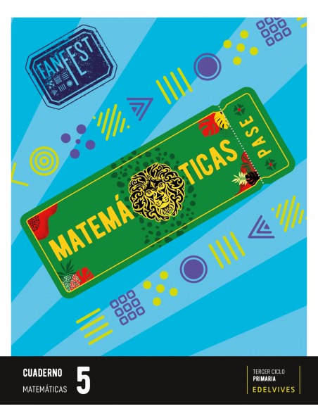 CUADERNO MATEMATICAS 5ºPRIMARIA FANFEST CASTILLA LEON GALICIA 2023